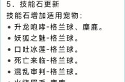 洛克王国中获取技能石的方法有哪些？