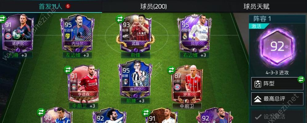 FIFA足球世界前锋属性搭配详解（打造最强前锋组合）