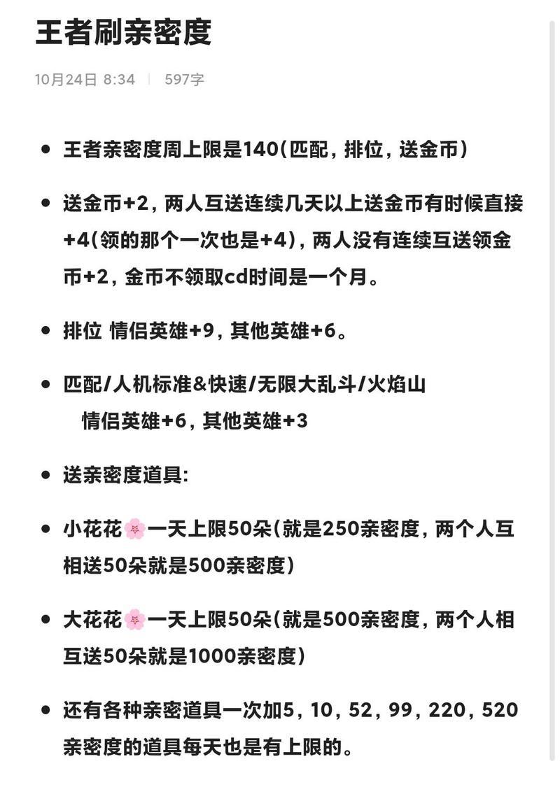 王者荣耀戳戳亲密度上限是多少？如何提升亲密度？