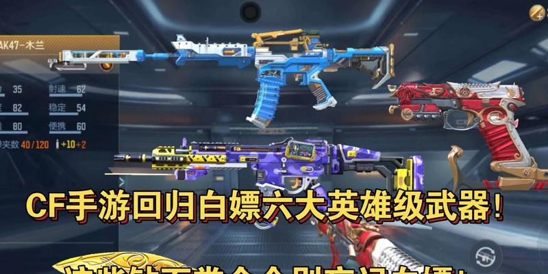 CF手游回归有多少武器？如何获取这些武器？