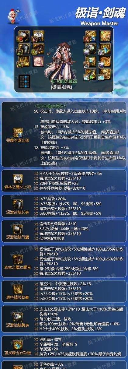 出血流派装备搭配礼盒中剑魂应如何选择？搭配技巧有哪些？